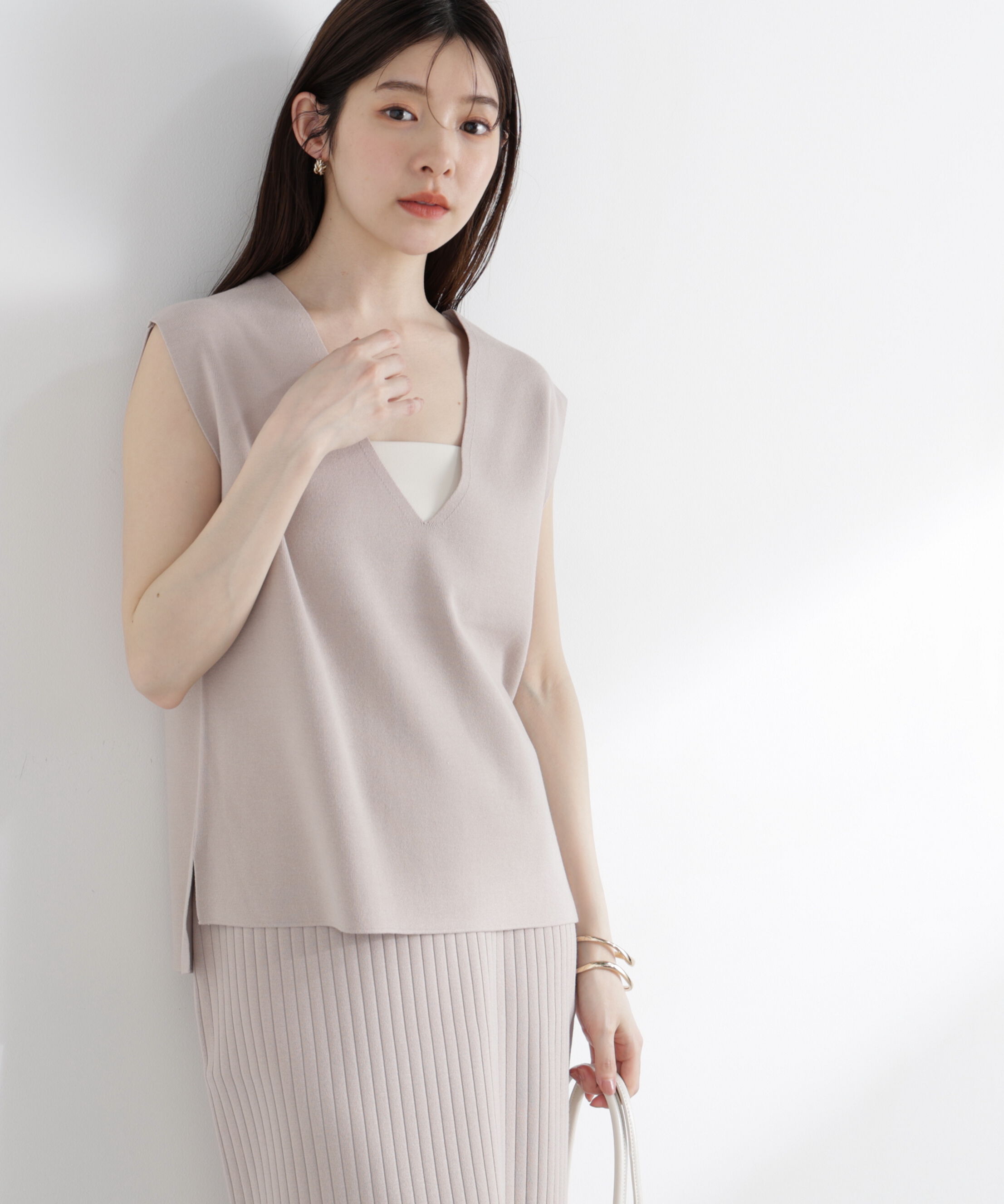 PROPORTION BODY DRESSING「ナローニットSETUP 25AW」|ワンピース|