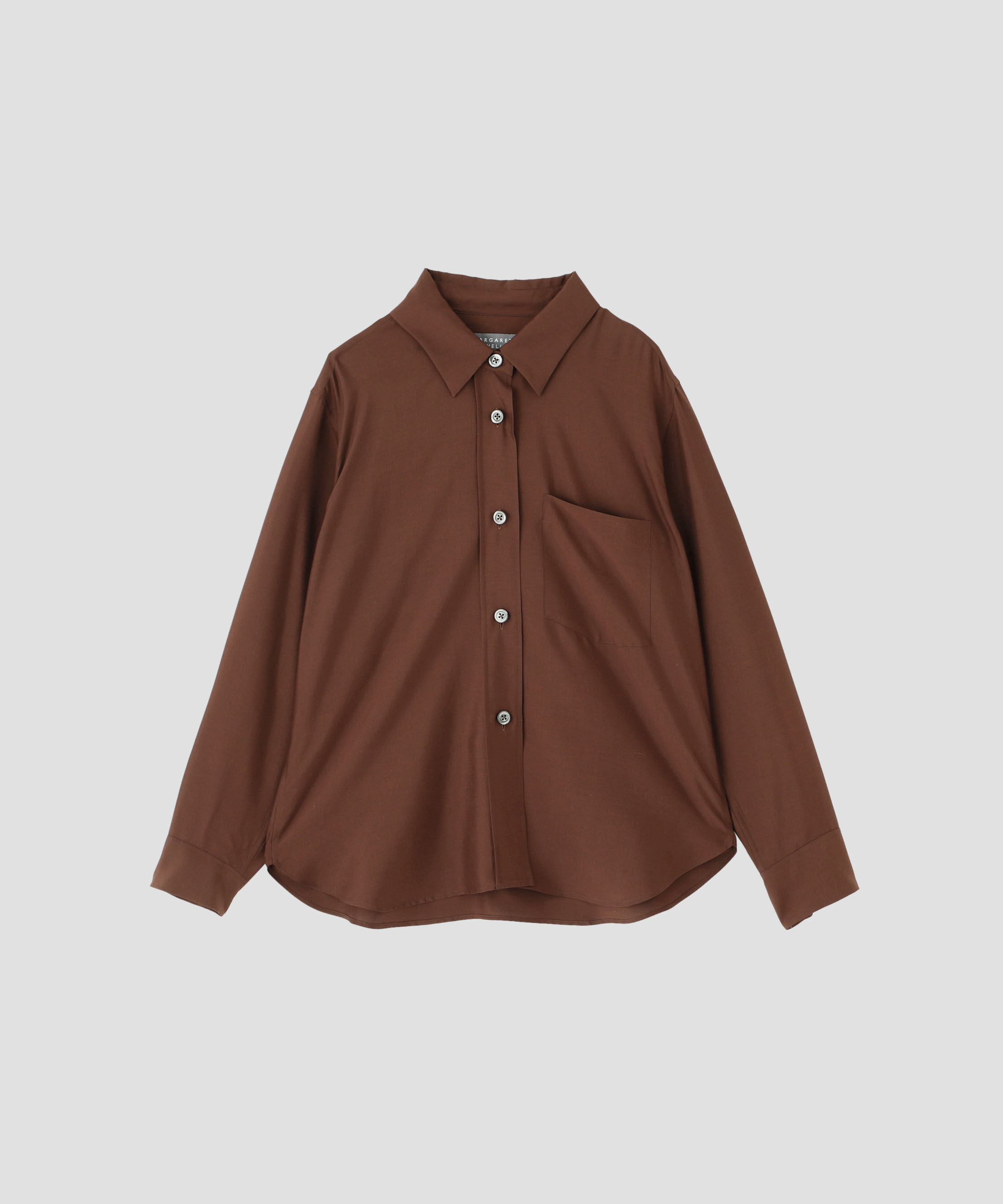  「MATT SILK SHIRT」|シャツ・ブラウス|