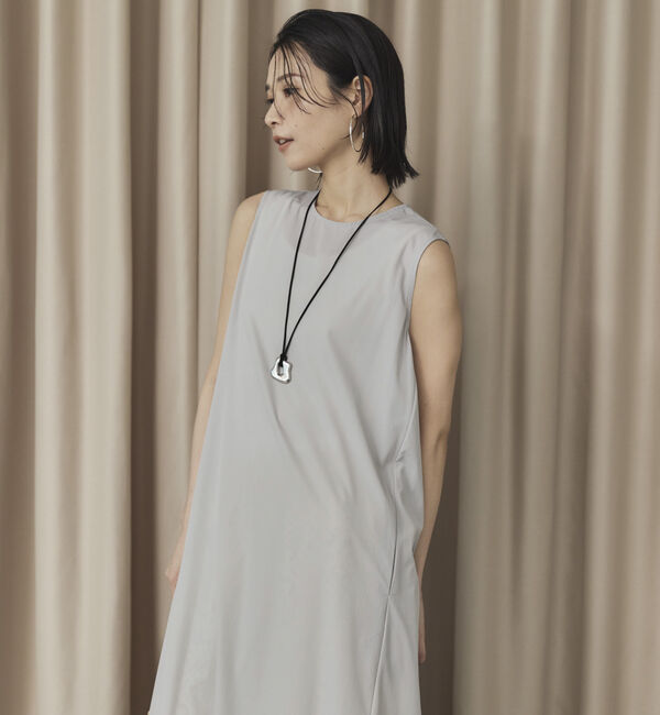 Doux archives「ＵＶ・接触冷感ウォッシャブルドロストノースリワンピース」|ワンピース|