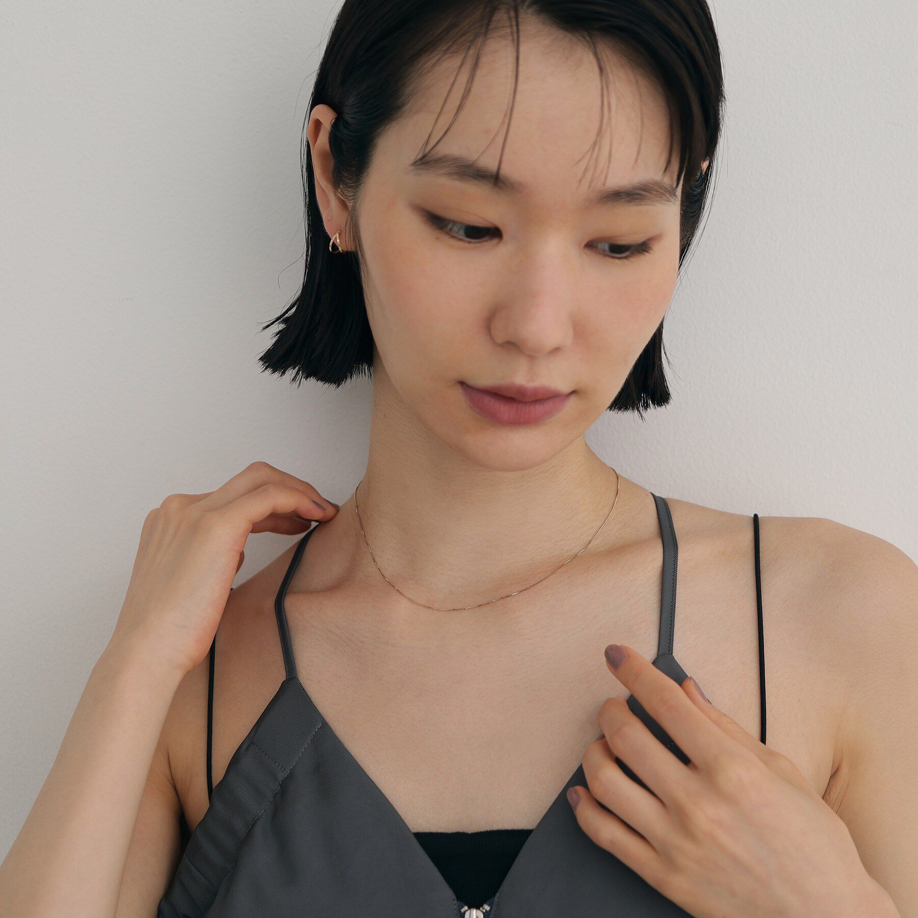 COCOSHNIK ONKITSCH「K10スキニーネックレス ベネチアン」|ネックレス|