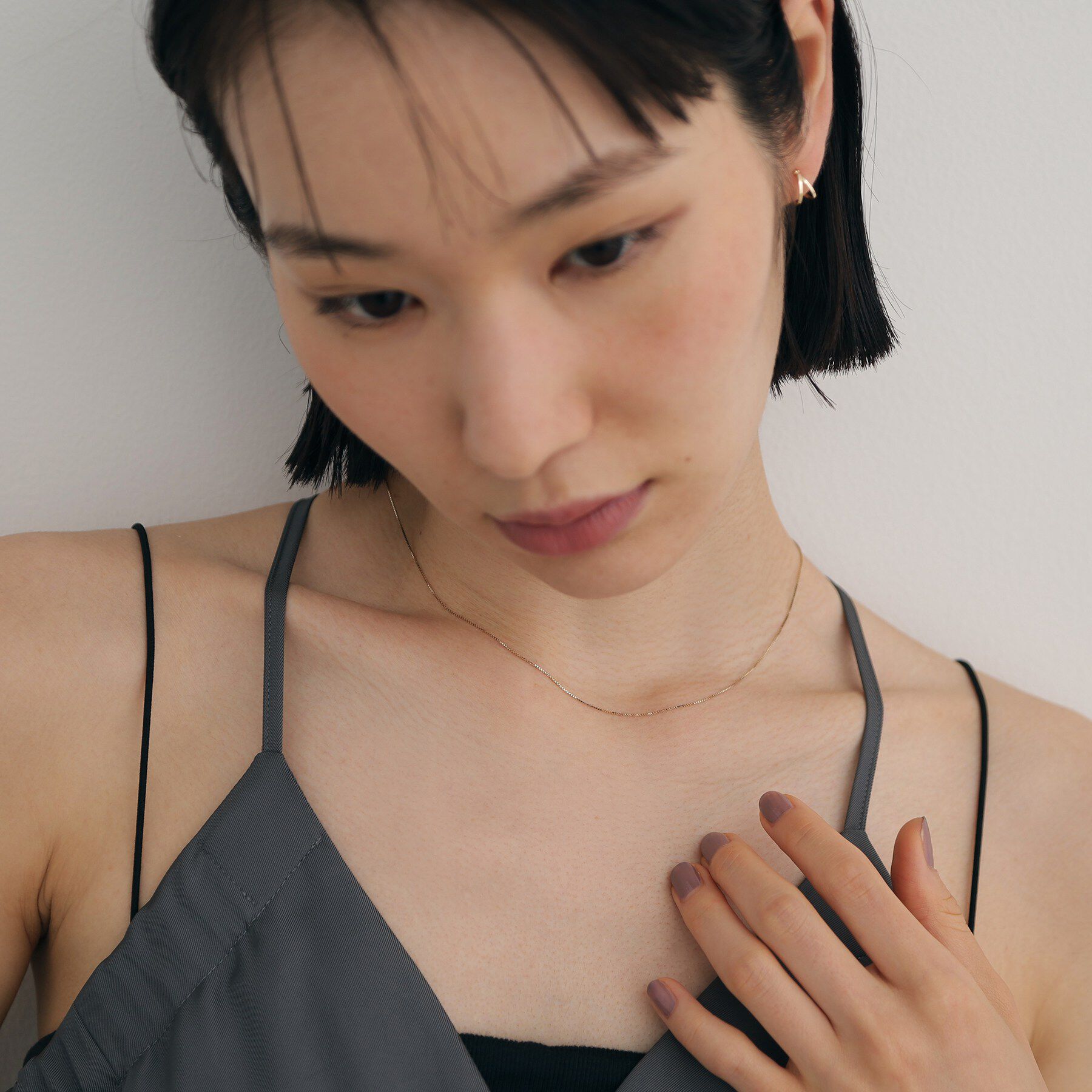 COCOSHNIK ONKITSCH「K10スキニーネックレス ベネチアン」|ネックレス|