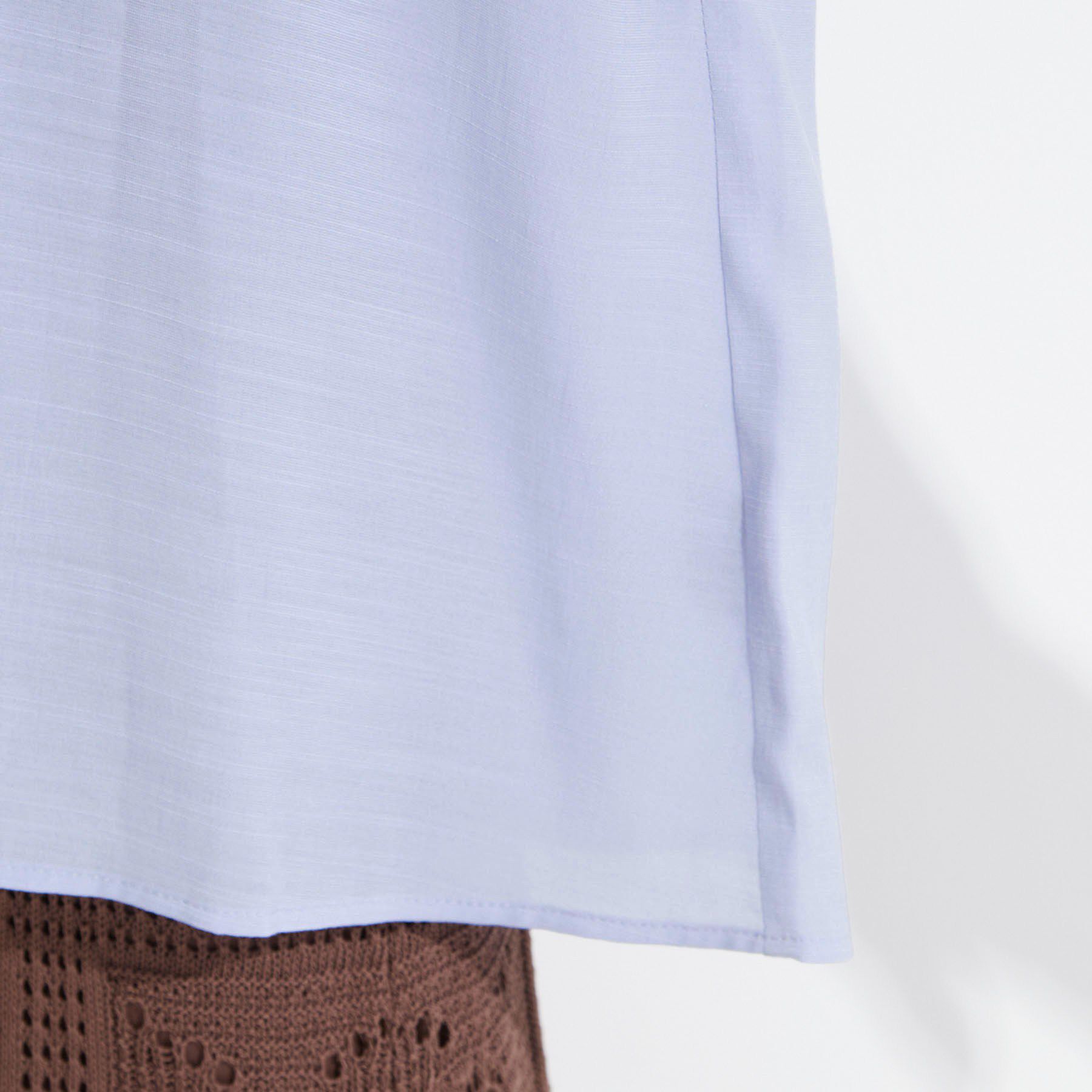 SHOO･LA･RUE「【ひんやり/UV】ほんのりシアーで上品な バックギャザーブラウス」|シャツ・ブラウス|