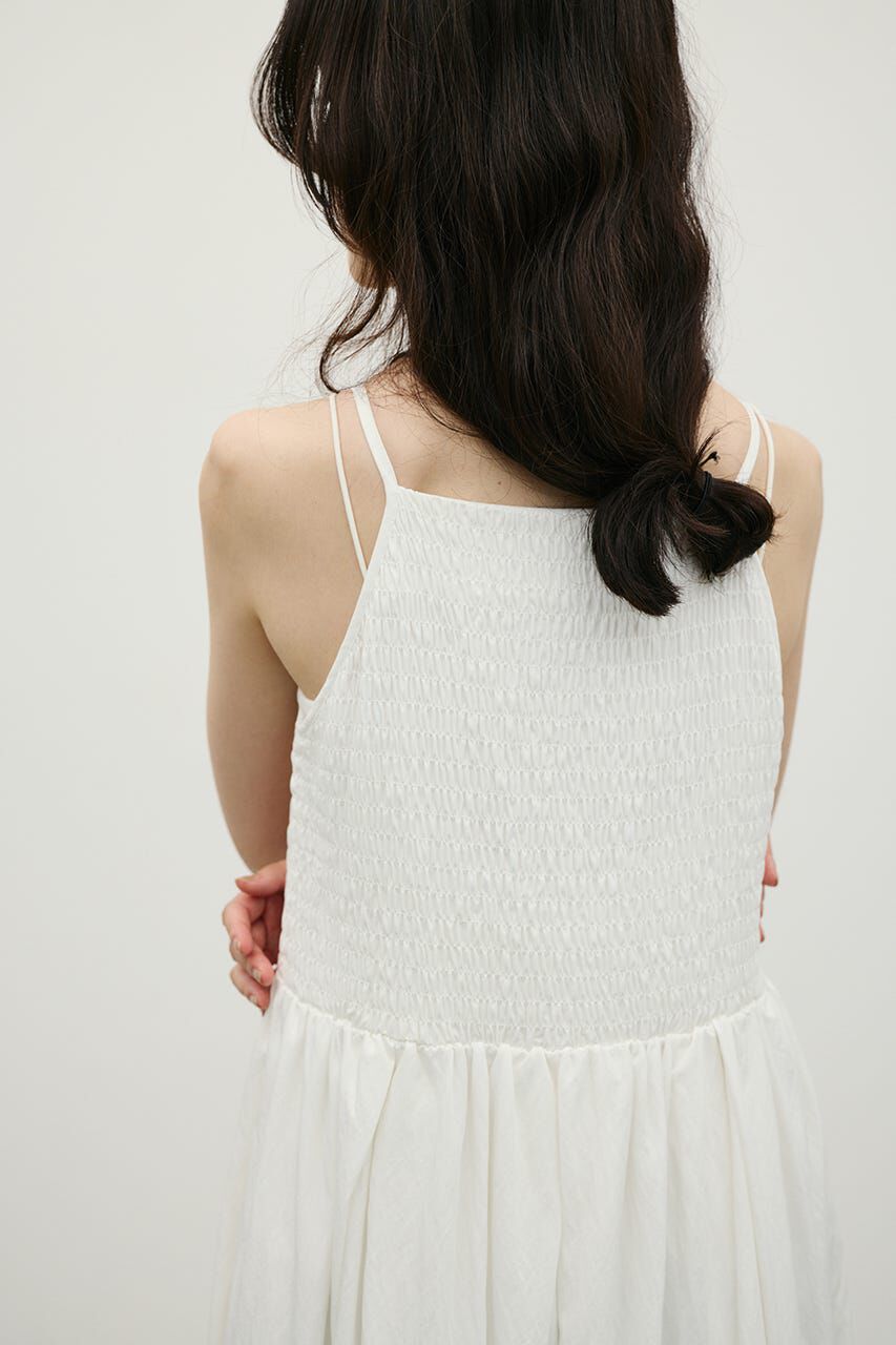 STYLEMIXER「シャーリングギャザーキャミワンピース」|ワンピース|