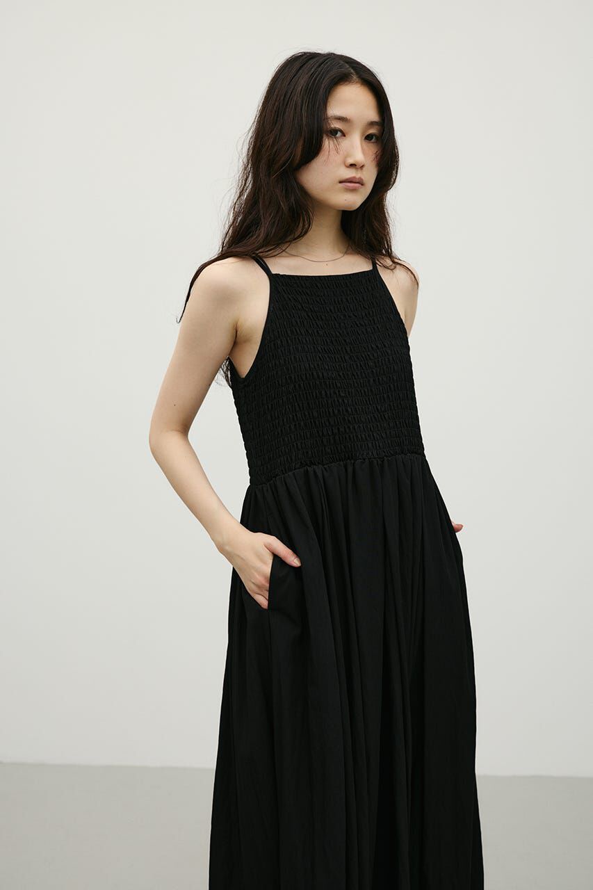 STYLEMIXER「シャーリングギャザーキャミワンピース」|ワンピース|