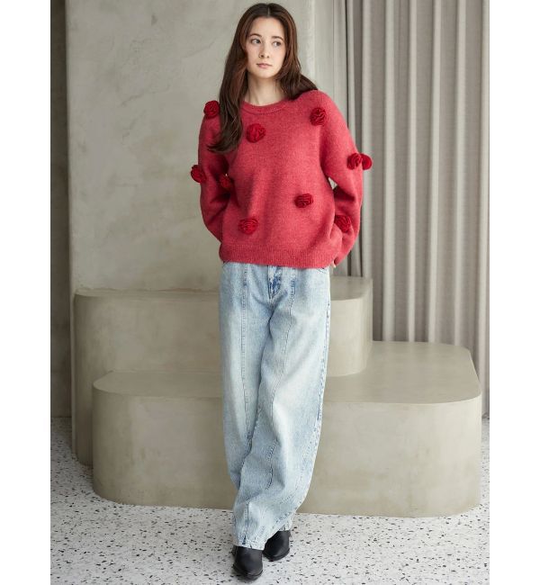 CALNAMUR「ローズモチーフルフパデニムパンツ」|その他|