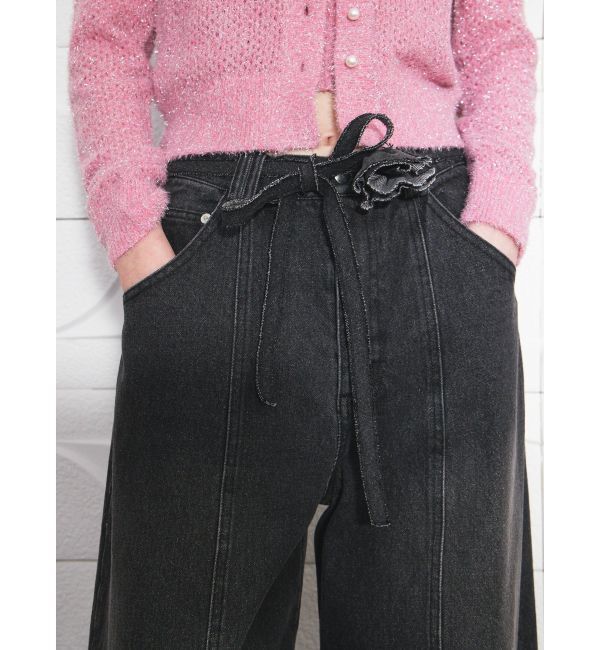 CALNAMUR「ローズモチーフルフパデニムパンツ」|その他|