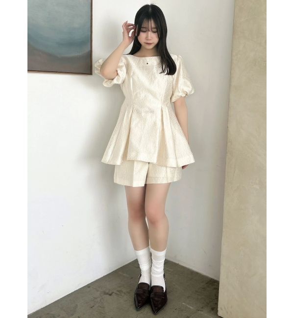 dazzlin「フクレジャカードチュニックショートパンツ」|その他|