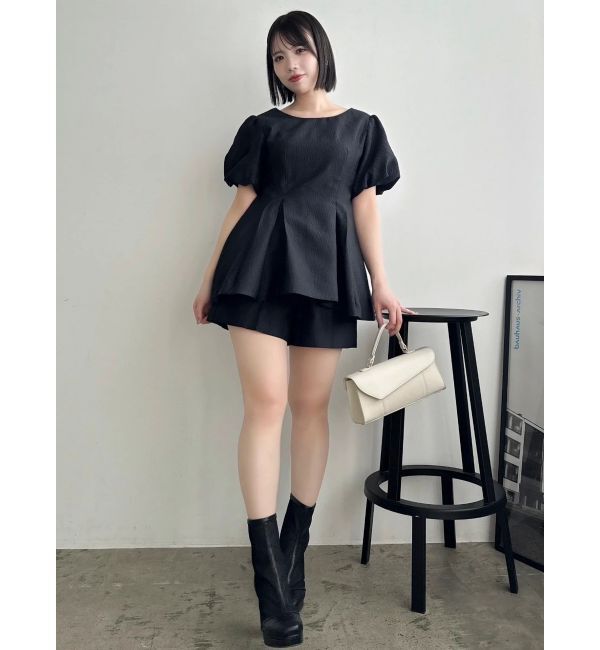 dazzlin「フクレジャカードチュニックショートパンツ」|その他|