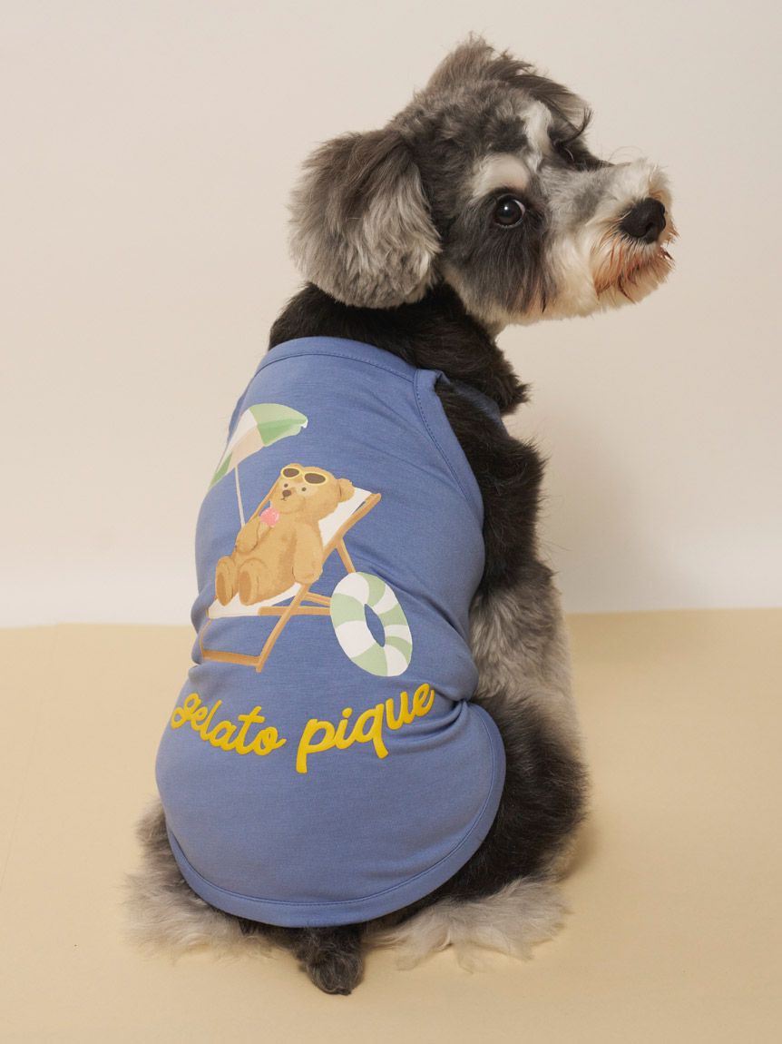  GELATO PIQUE CAT&DOG「【CAT&DOG】【接触冷感】サマーベア柄プルオーバー」|その他|NVY