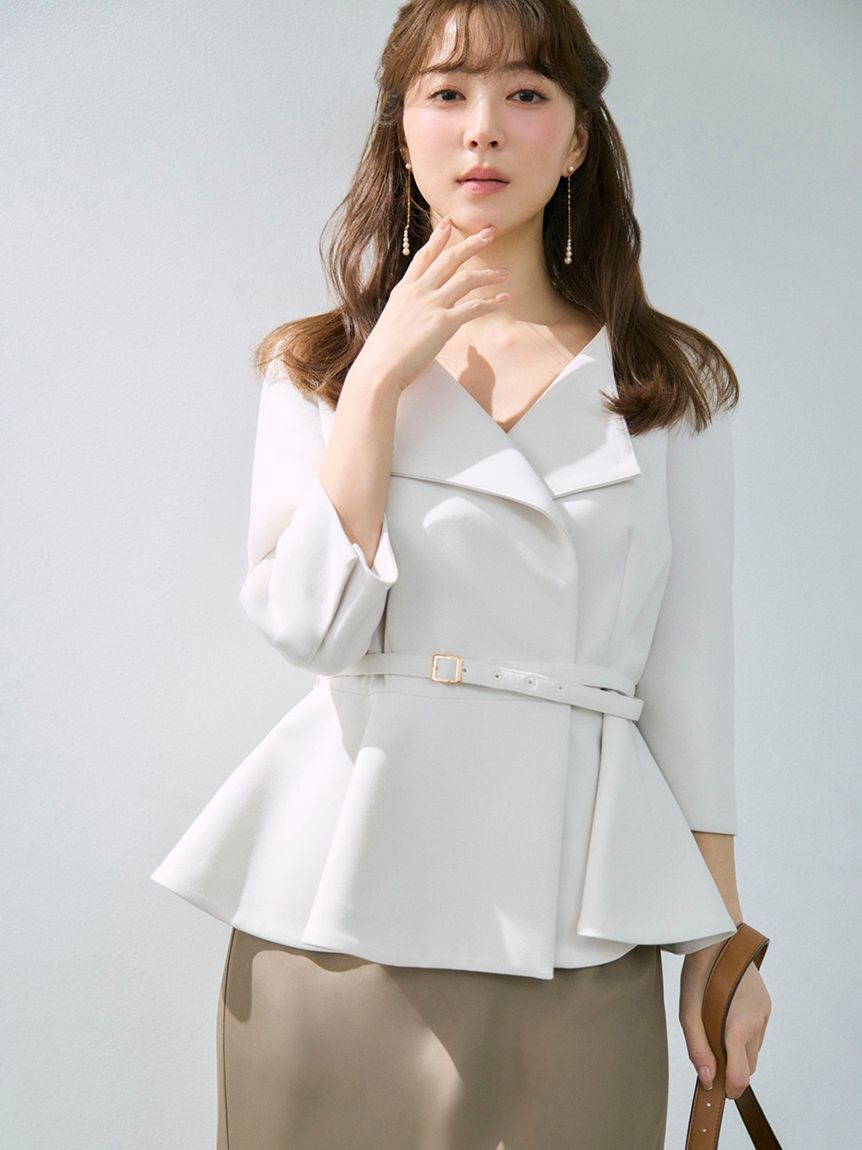 FRAY I.D「【WEB限定】2wayジャケット＆ナロースカートセット」|ワンピース|
