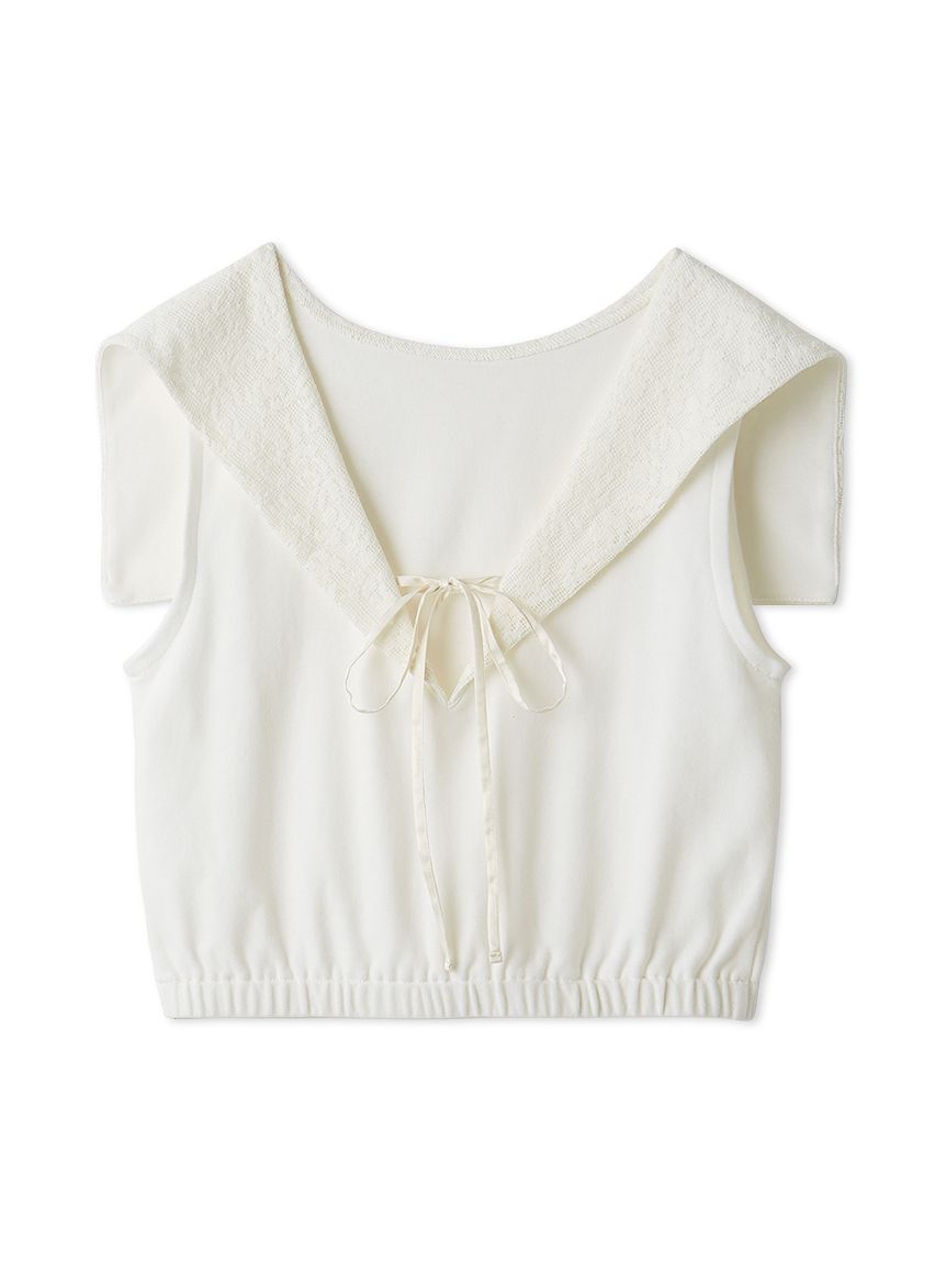LILY BROWN「2wayセーラーカラートップス」|Tシャツ・カットソー|WHT