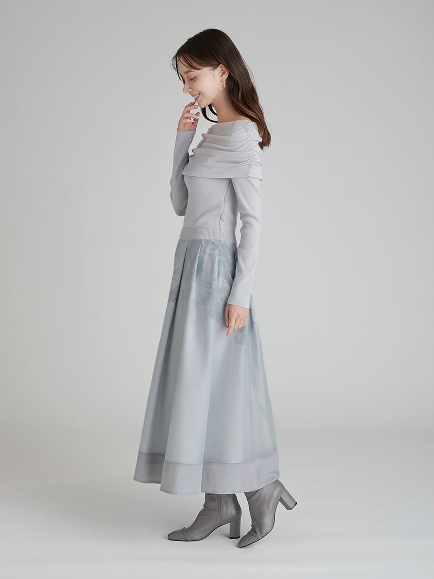 CELFORD「オフショルニットドッキングワンピース」|ワンピース|