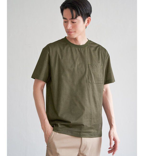 ikka「GOKU楽AIRポケットTシャツ」|Tシャツ・カットソー|