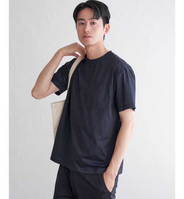 ikka「GOKU楽AIRポケットTシャツ」|Tシャツ・カットソー|
