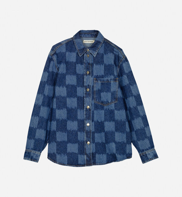 Marimekko「Maridenim Vaihe Jakala ジーンズシャツ」|シャツ・ブラウス|
