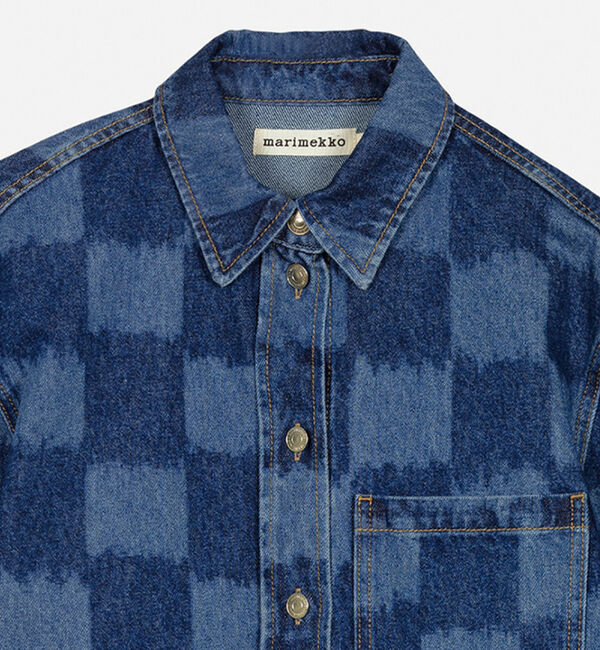 Marimekko「Maridenim Vaihe Jakala ジーンズシャツ」|シャツ・ブラウス|