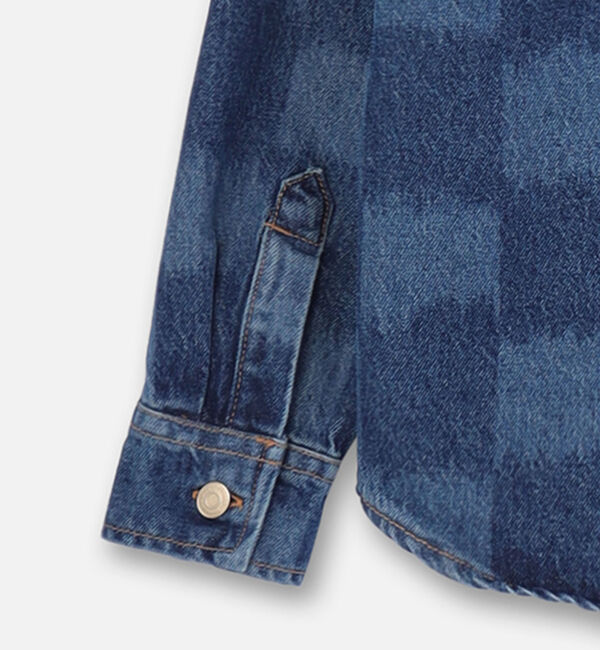 Marimekko「Maridenim Vaihe Jakala ジーンズシャツ」|シャツ・ブラウス|