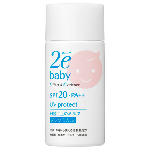  「2e（ドゥーエ） ベビー 日焼け止めミルク 本体 (40ml)」|ＵＶケア|