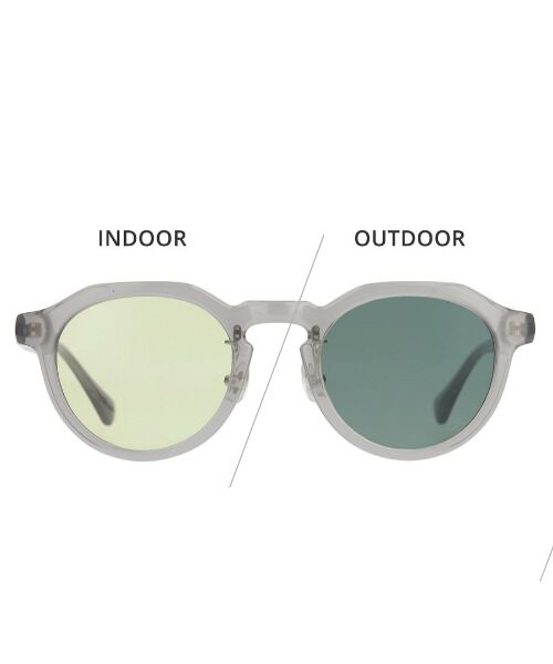  「ボストン型 調光サングラス｜紫外線対策｜レンズの色が変わるサングラス｜Zoff | UNITED ARROWS Wellness」|サングラス|