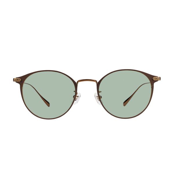  「ボストン型 サングラス｜UNITED ARROWS カラーレンズ UVカット 紫外線対策 ユナイテッドアローズ」|サングラス|薄ブラウン1