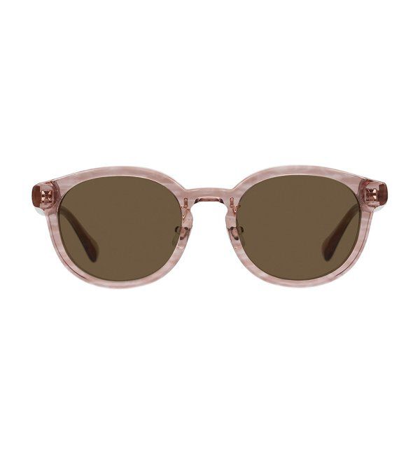  「Zoff｜UNITED ARROWS ボストン型｜サングラス ユナイテッドアローズ｜カラーレンズ｜黒縁 ｜UVカット」|サングラス|