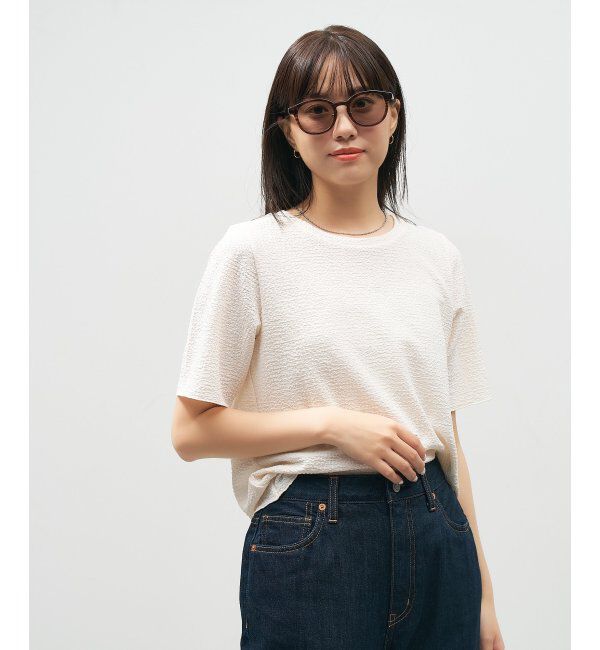  「Zoff｜UNITED ARROWS ボストン型｜サングラス ユナイテッドアローズ｜カラーレンズ｜黒縁 ｜UVカット」|サングラス|
