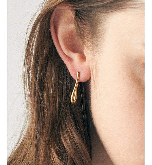 ete「ドロップライン ピアス」|ピアス|