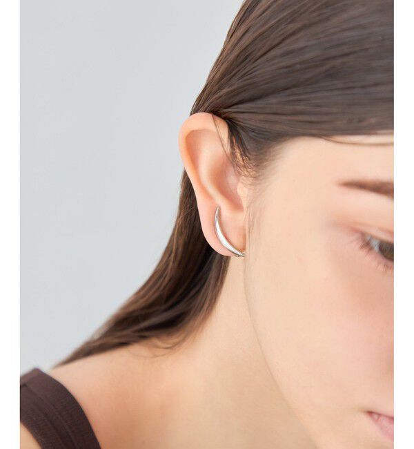 ete「[ONLINE Limited] クレセントムーン イヤークリップ R」|イヤーカフ|
