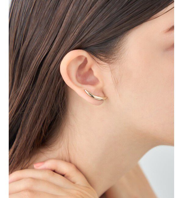 ete「[ONLINE Limited] クレセントムーン イヤークリップ R」|イヤーカフ|
