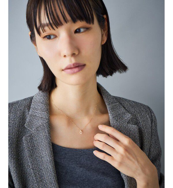 Jouete「[レイヤー] K10YG ネックレス スクエア」|ネックレス|