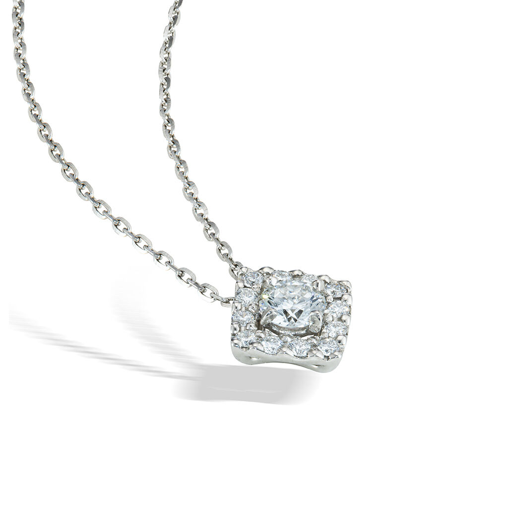 STAR JEWELRY「SQUARE HALO」|ネックレス|
