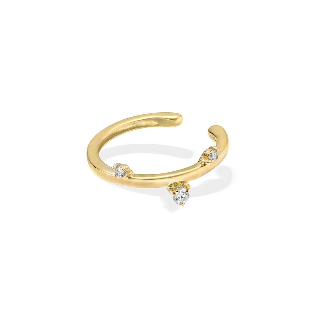 STAR JEWELRY「DIAMOND EAR CUFF」|イヤーカフ|