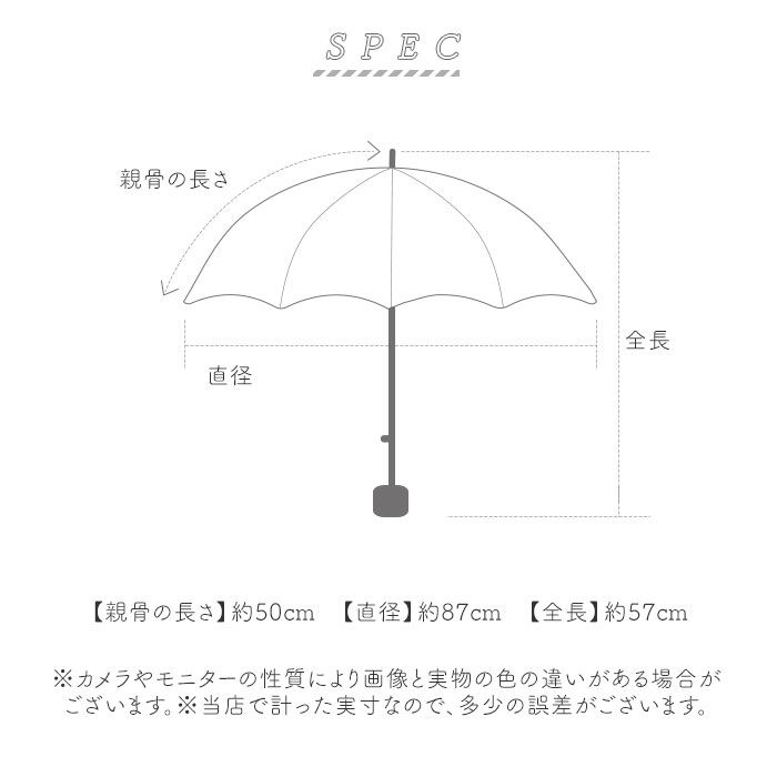 BACKYARD FAMILY「because ビコーズ 折りたたみ傘 50cm 通販 晴雨兼用傘 傘 かさ カサ 婦人傘」|傘|