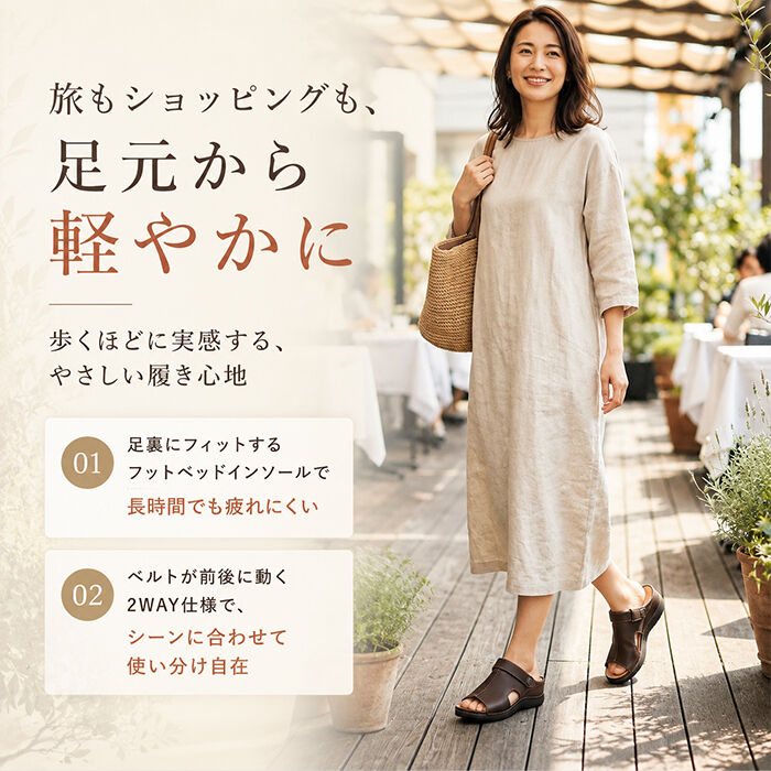 BACKYARD FAMILY「Pansy パンジー サンダル バックストラップ レディース 通販 バックストラップサンダル」|サンダル|