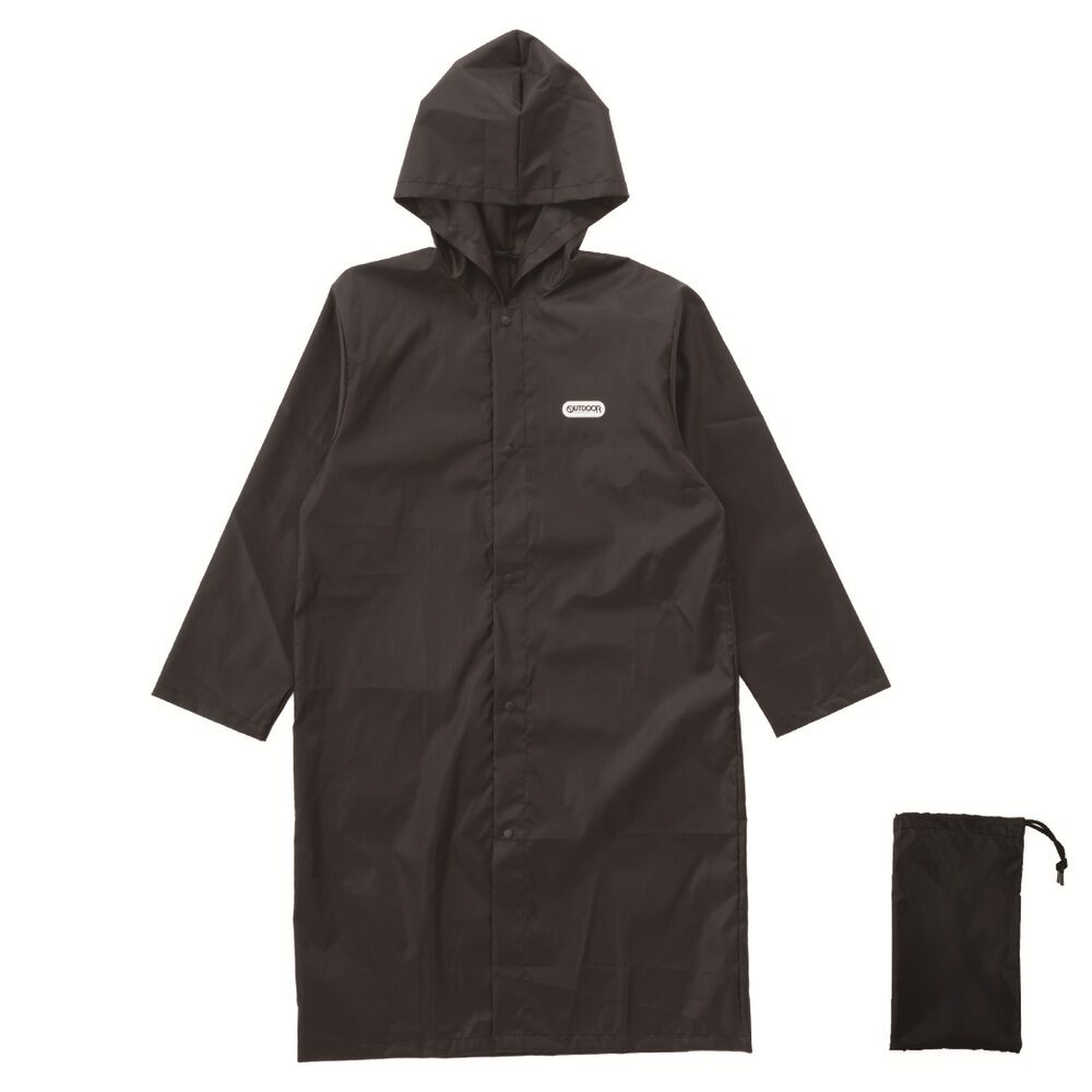 BACKYARD FAMILY「OUTDOOR PRODUCTS レインコート 通販 アウトドアプロダクツ レインウェア」|スポーツ|ブラック1