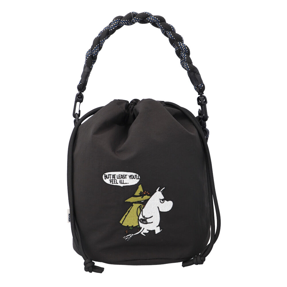 BACKYARD FAMILY「ムーミン ショルダーバッグ 通販 MOOMIN 巾着ショルダー ショルダーバック 巾着」|ショルダー・メッセンジャー|グレー1