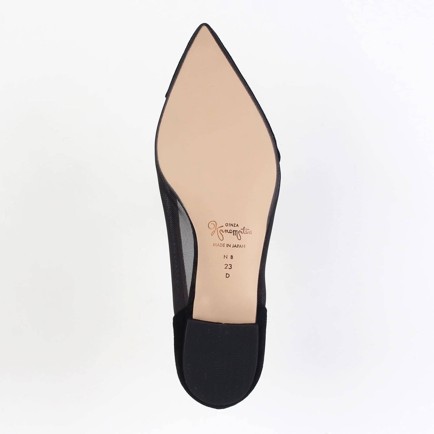 銀座かねまつ「NB260171OTHSUEBLK【本革】シアーメッシュパンプス」|パンプス|