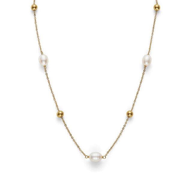 OLIVIA BURTON 「〈OLIVIA BURTON(ｵﾘﾋﾞｱﾊﾞｰﾄﾝ)〉ﾄﾚﾝﾄﾞ ﾊﾞｲｻﾞｼｰ ﾊﾟｰﾙ ﾋﾞｰｽﾞ ｺﾞｰﾙﾄﾞﾈｯｸﾚｽ 」|ネックレス|