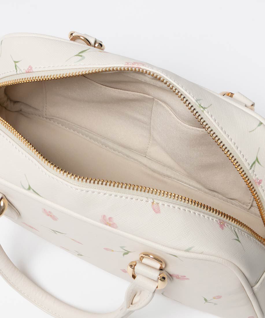  「【Tulip Collection】2WAY チューリップ柄ハンドバッグ」|ハンドバッグ|