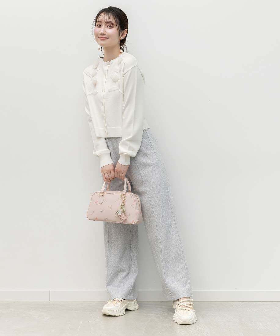  「【Tulip Collection】2WAY チューリップ柄ハンドバッグ」|ハンドバッグ|