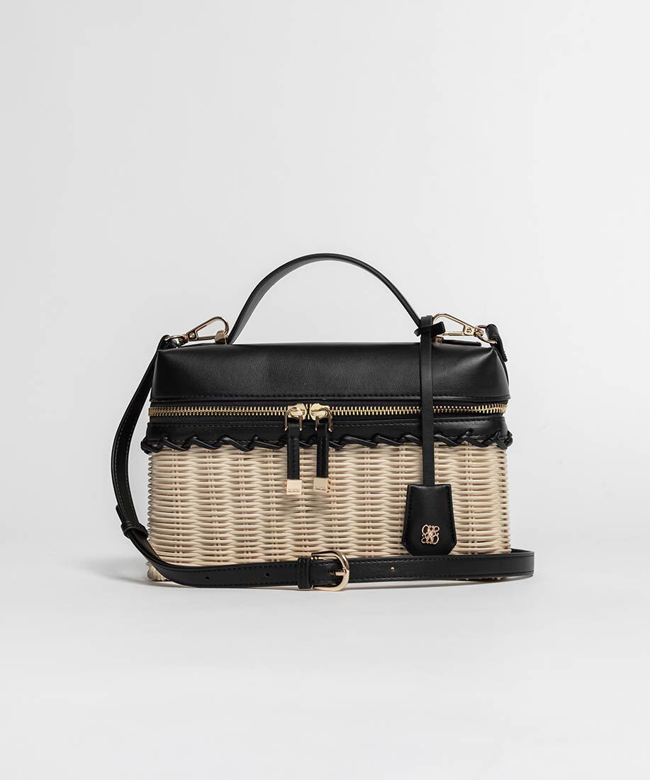  「2WAY ラタンデザインショルダーバッグ」|ショルダー・メッセンジャー|