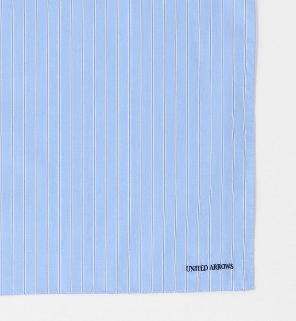 UNITED ARROWS「コットン ストライプ ハンカチ」|ハンカチ|