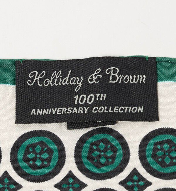 UNITED ARROWS「＜Holliday＆Brown＞ コモン プリント ポケットチーフ」|ハンカチ|