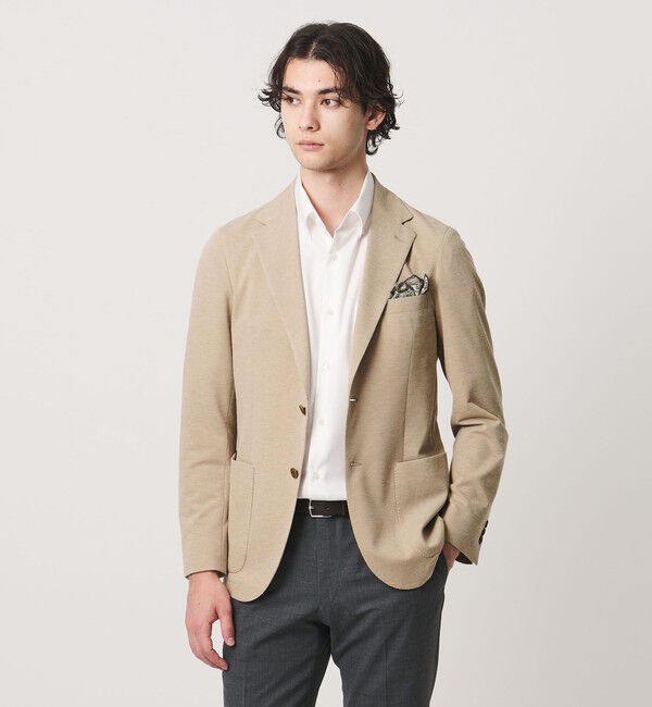UNITED ARROWS「カノコ シングル ２ボタン テーラードジャケット COMFORT EASY‐MODEL SOFT」|テーラードジャケット|