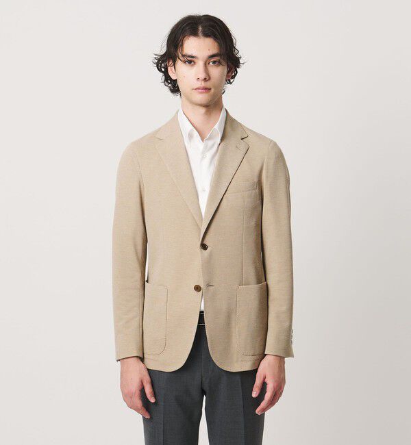UNITED ARROWS「カノコ シングル ２ボタン テーラードジャケット COMFORT EASY‐MODEL SOFT」|テーラードジャケット|