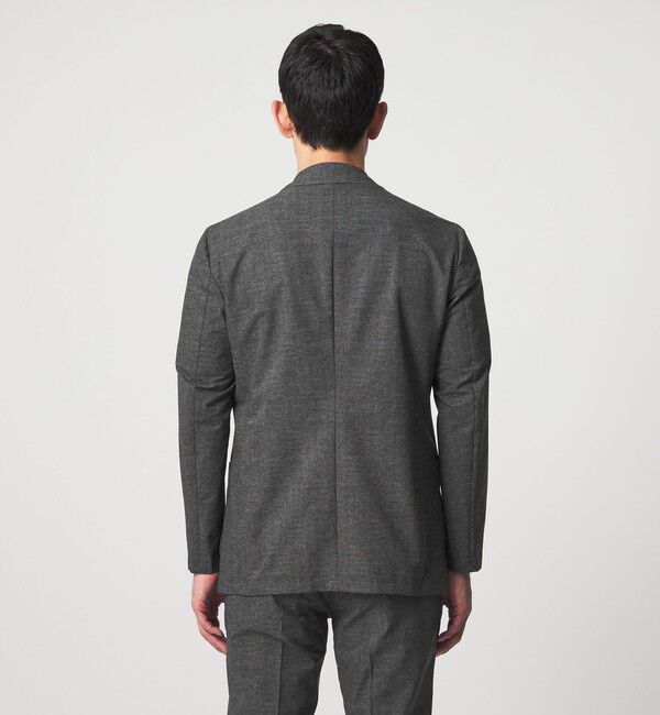 UNITED ARROWS「COOL DOTS プリント ダブル 4ボタン テーラードジャケット UA COZY ウォッシャブル 2WAYストレッチ」|テーラードジャケット|