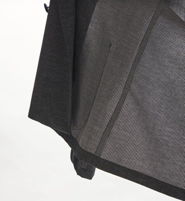 UNITED ARROWS「COOL DOTS プリント ダブル 4ボタン テーラードジャケット UA COZY ウォッシャブル 2WAYストレッチ」|テーラードジャケット|