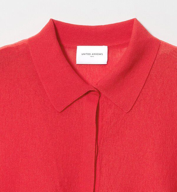 UNITED ARROWS「ペプラム フレア ノースリーブ ニット ‐ウォッシャブル‐」|ニット・セーター|