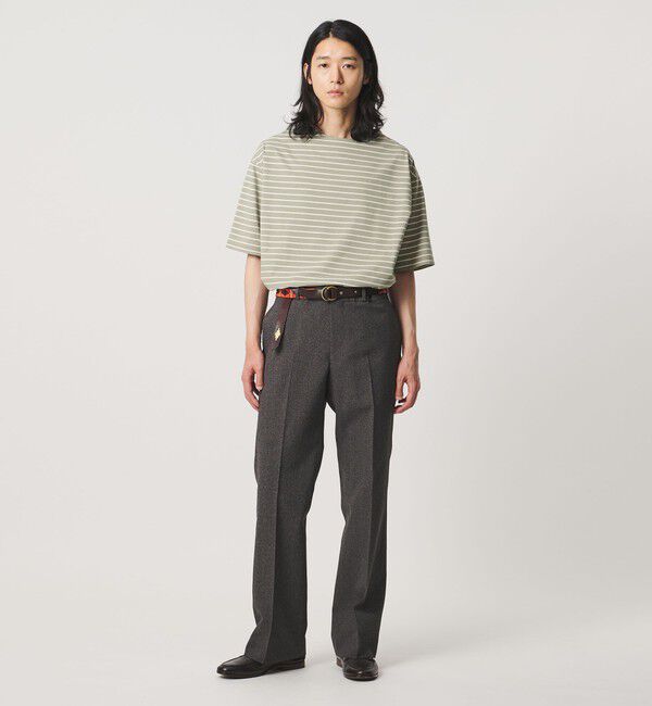 UNITED ARROWS「ジャガード ボーダー バスクシャツ」|Tシャツ・カットソー|