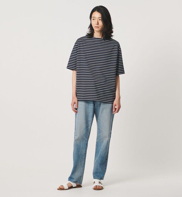UNITED ARROWS「ジャガード ボーダー バスクシャツ」|Tシャツ・カットソー|